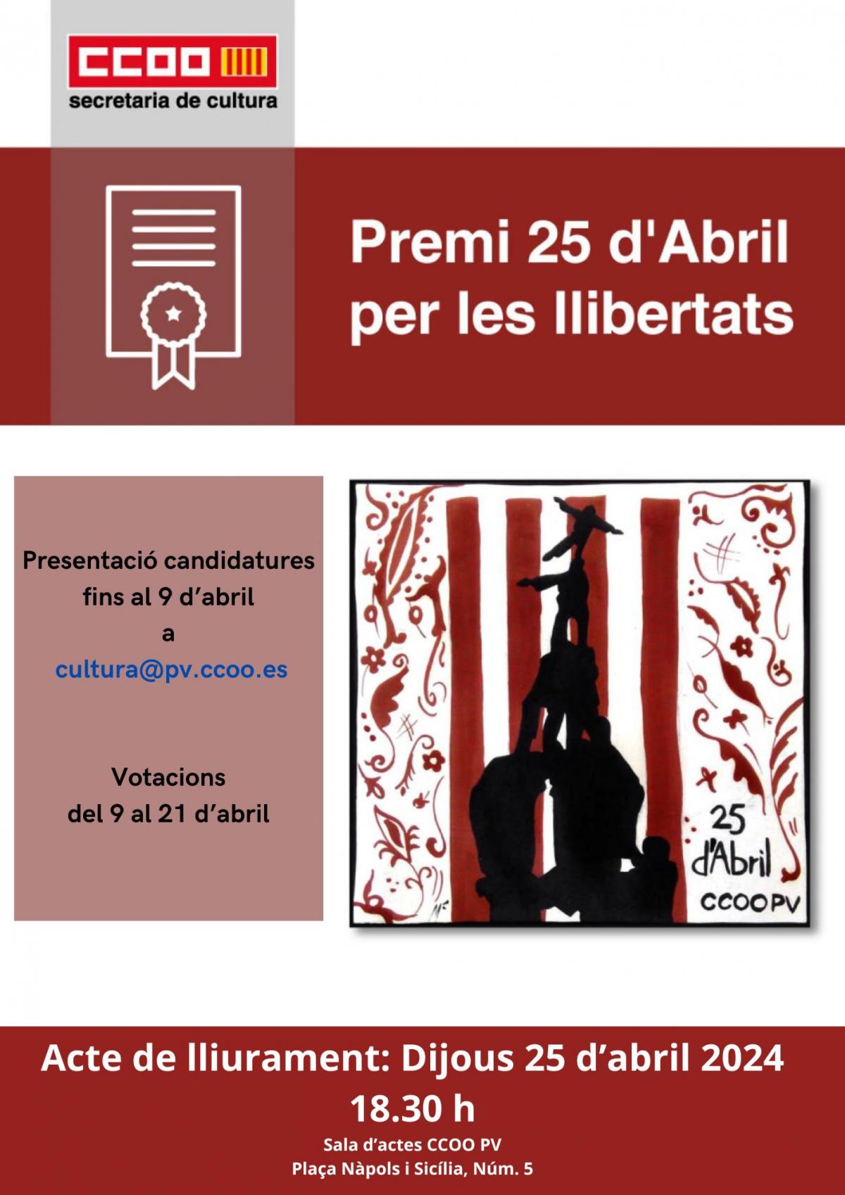 Premi 25 Abril per les llibertats