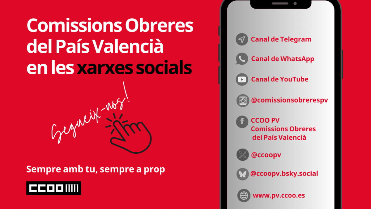 Segueix-nos en les nostres xarxes socials