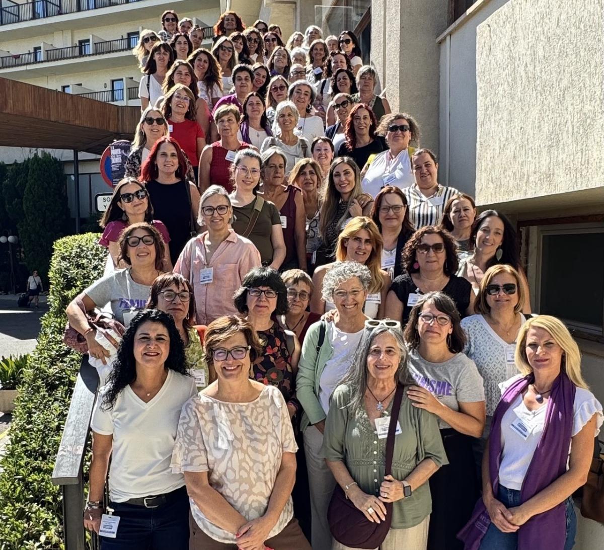 Participants en la XVII Escola de Dones Sindicalistes ‘Marina Caballero’.