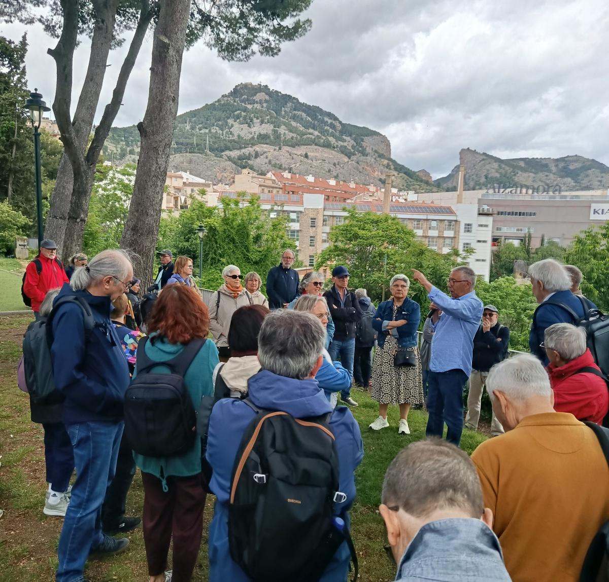 Visita sindicalistes de Catalunya a la ciutat d’Alcoi.