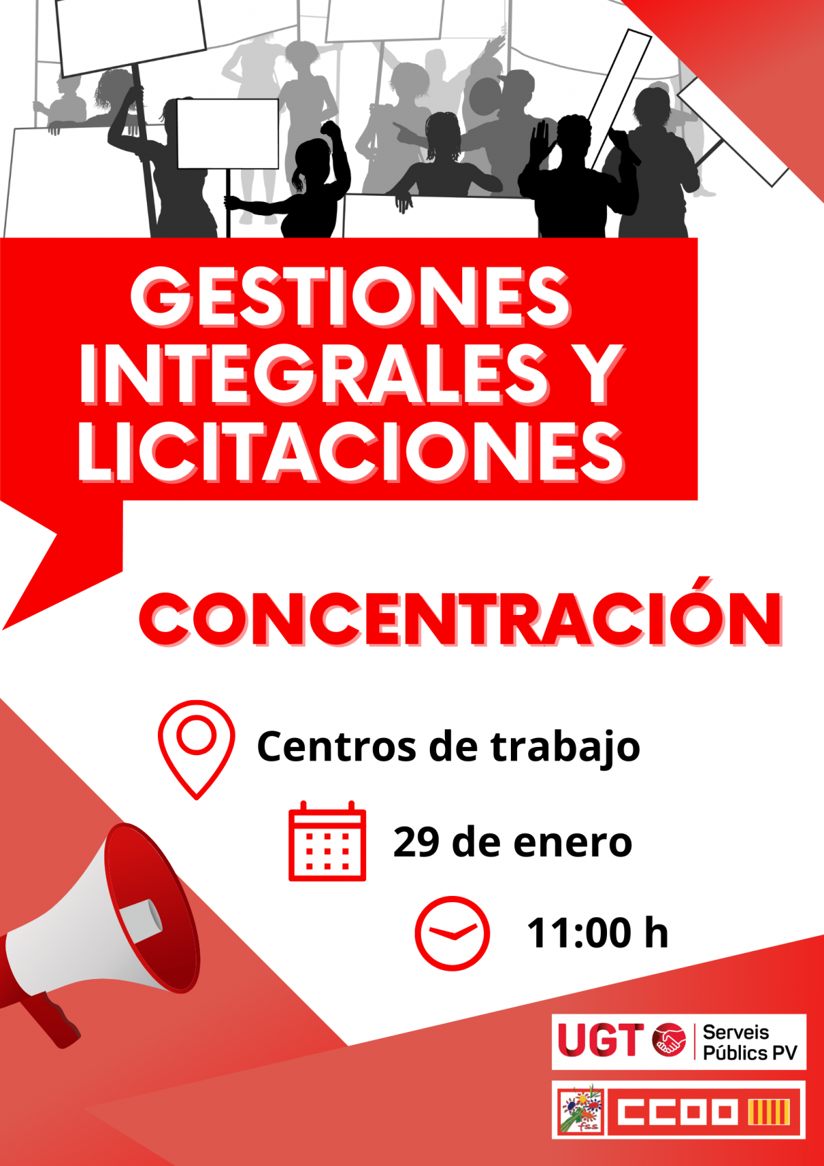 Concentracin gestiones integrales, el 29 de enero.