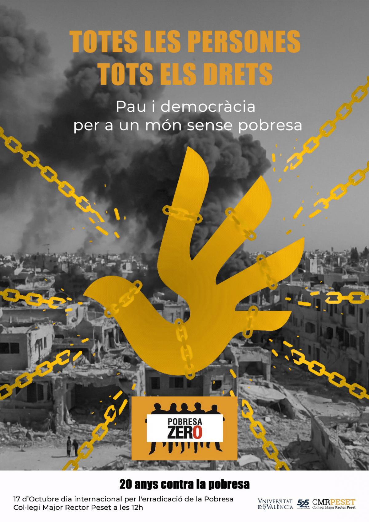 Cartell del Dia Internacional per a l'Erradicació de la Pobresa 2025