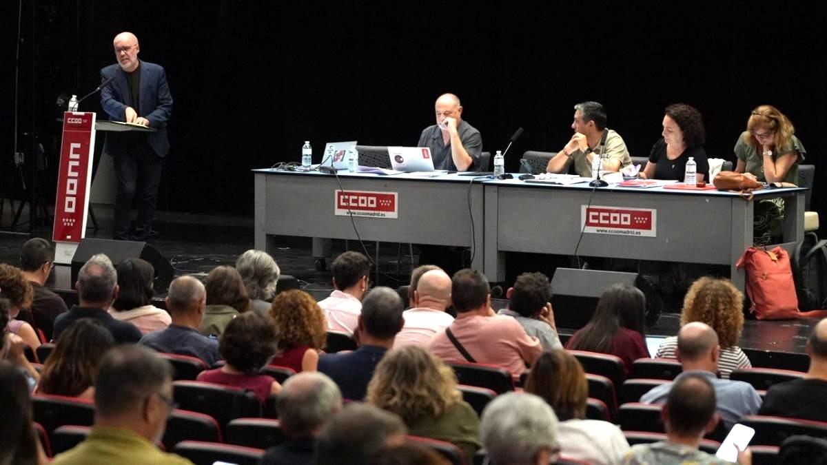 Unai Sordo, en su intervención al Consejo Confederal de CCOO.