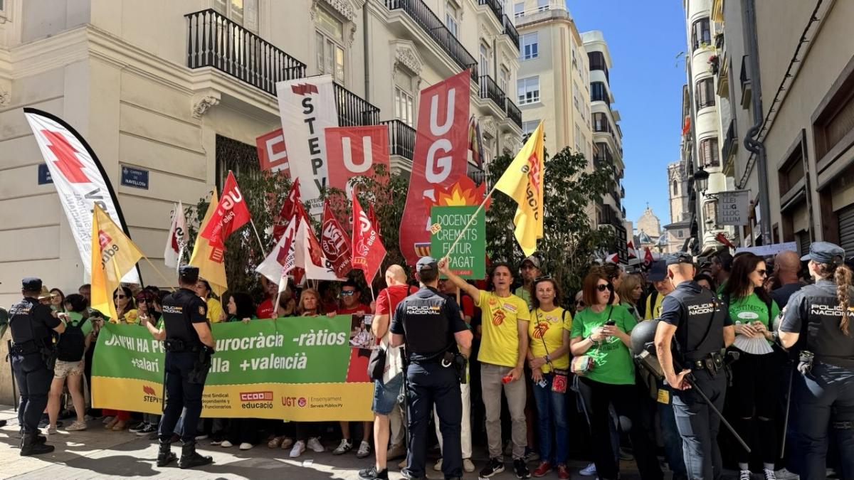 Concentració Corts Valencianes.
