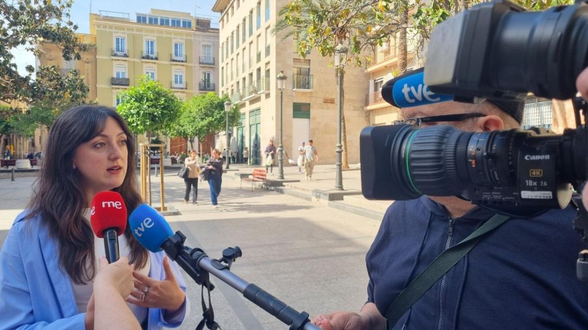 Rocío Pascual, secretària d'Ocupació i Joventut de CCOO PV.