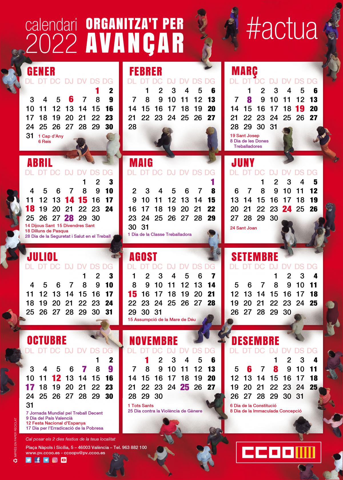 Calendari 2022