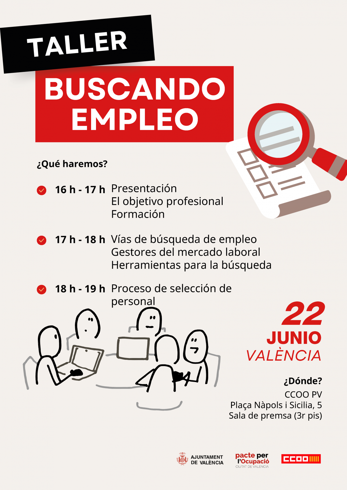 22J Taller búsqueda de empleo
