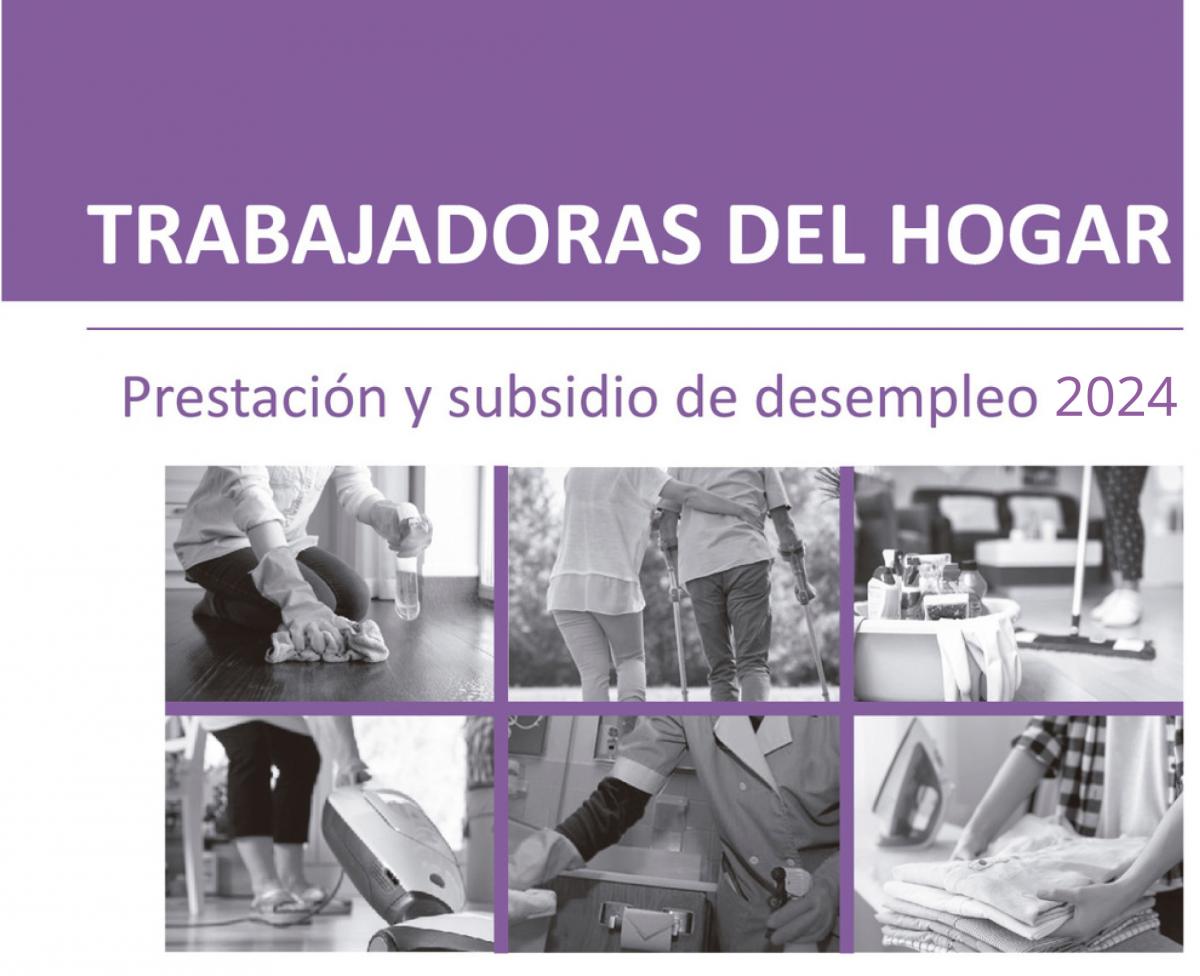 Gua sobre prestacin y subsidio de desempleo 2024 para trabajadoras del hogar.