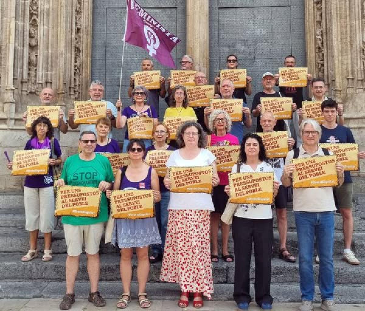 Entitats socials i sindicals criden a les concentracions del 17 de juliol