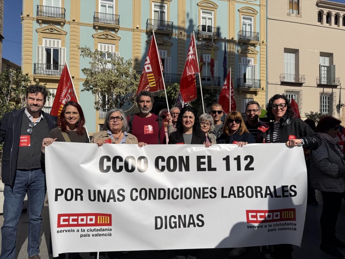 La Federaci de Serveis a la Ciutadania de CCOO PV amb el 112