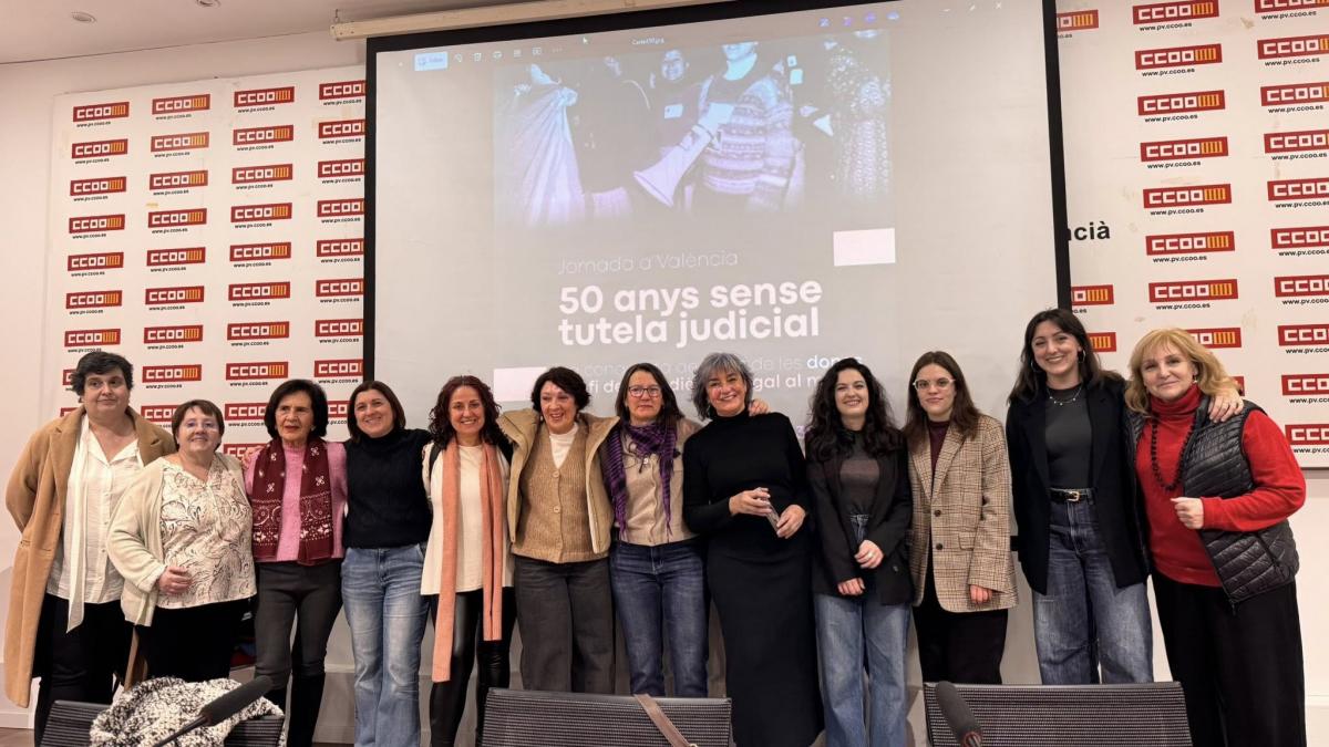 Jornada a València '50 anys sense tutela judicial' en CCOO PV.