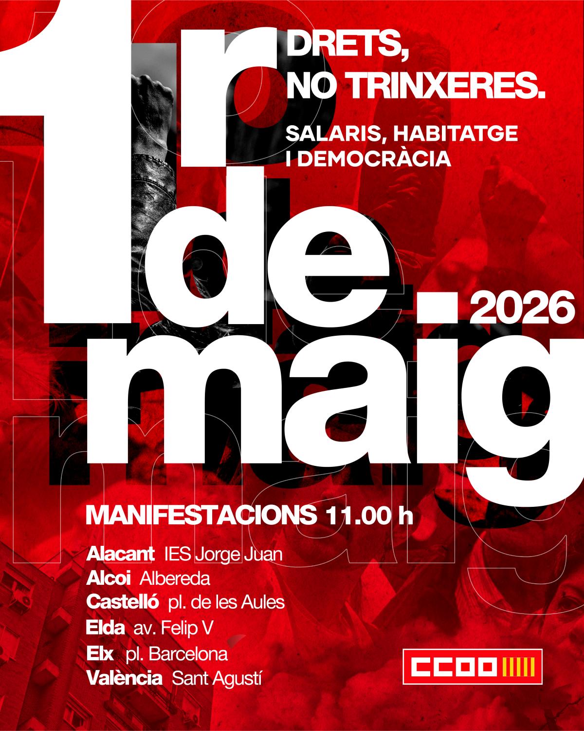 Cartell Primer de Maig 2026