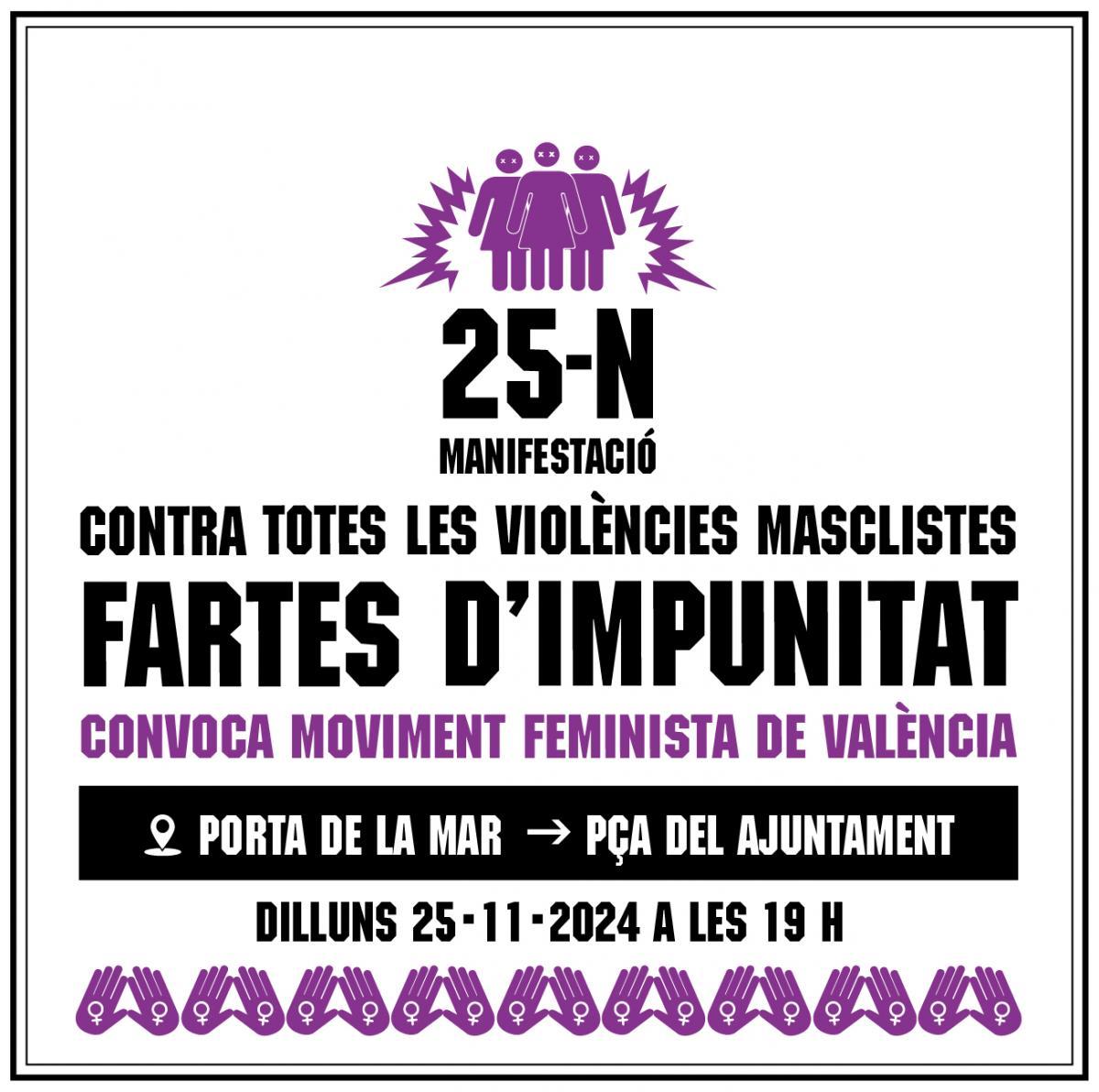 Manifestaci Valncia 25N