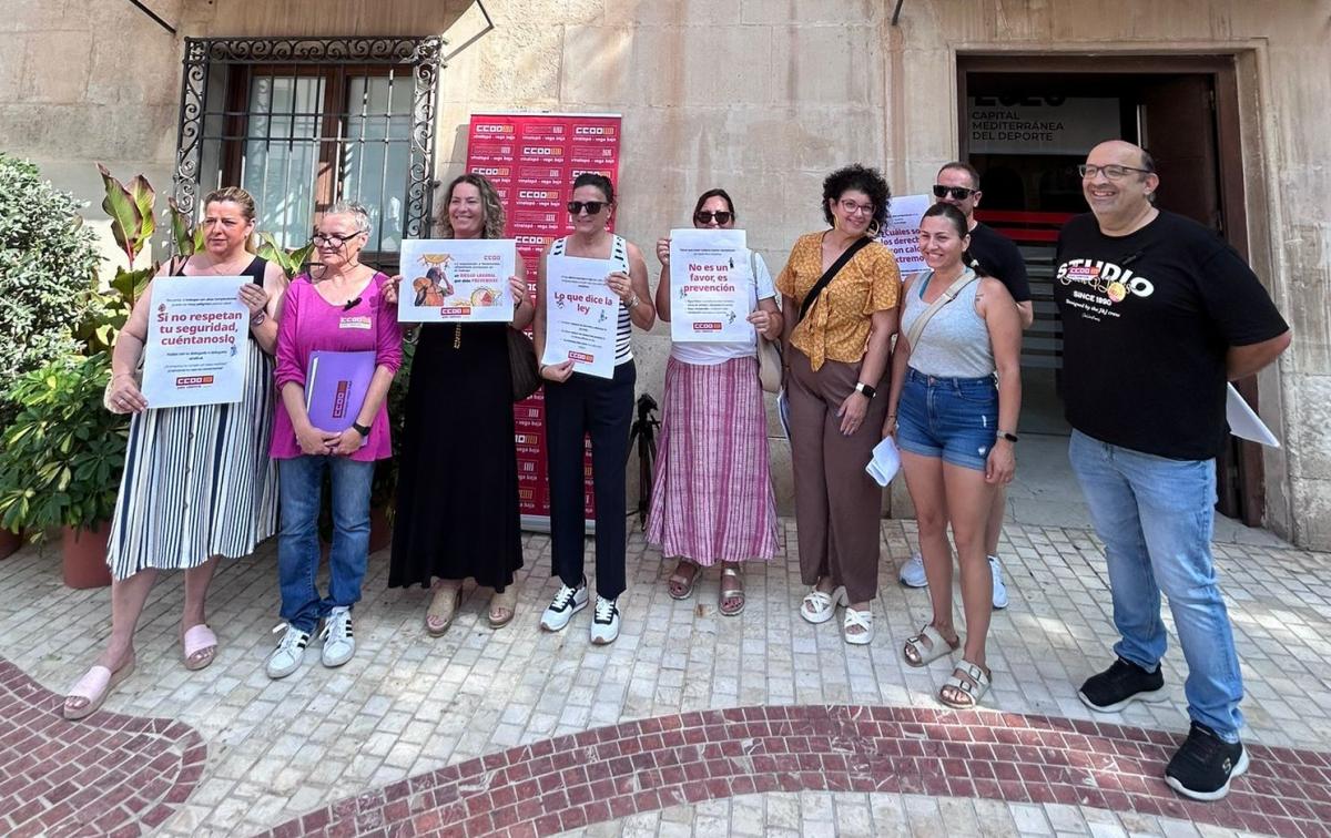 Rueda de prensa sobre los riesgos laborales del estrés térmico