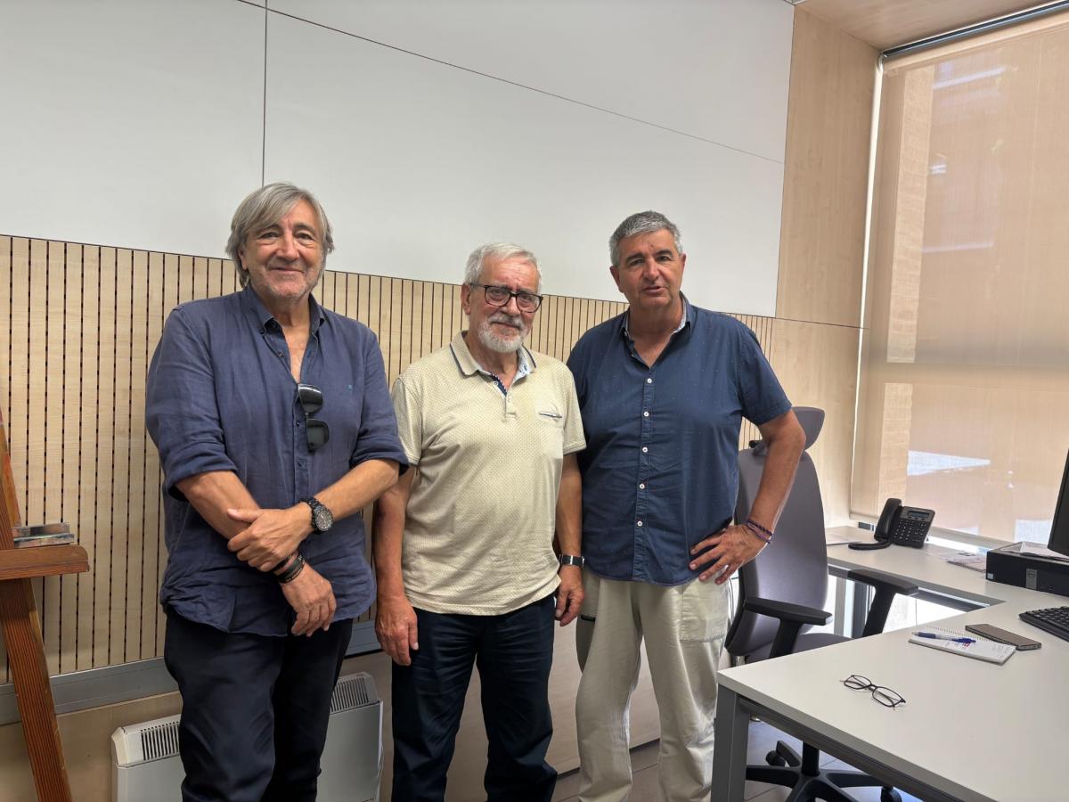 Juan Pradells, Marcelino Mañas i Ricard Granell.