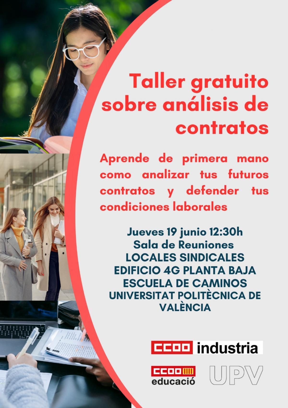 Taller de contratos en la UPV