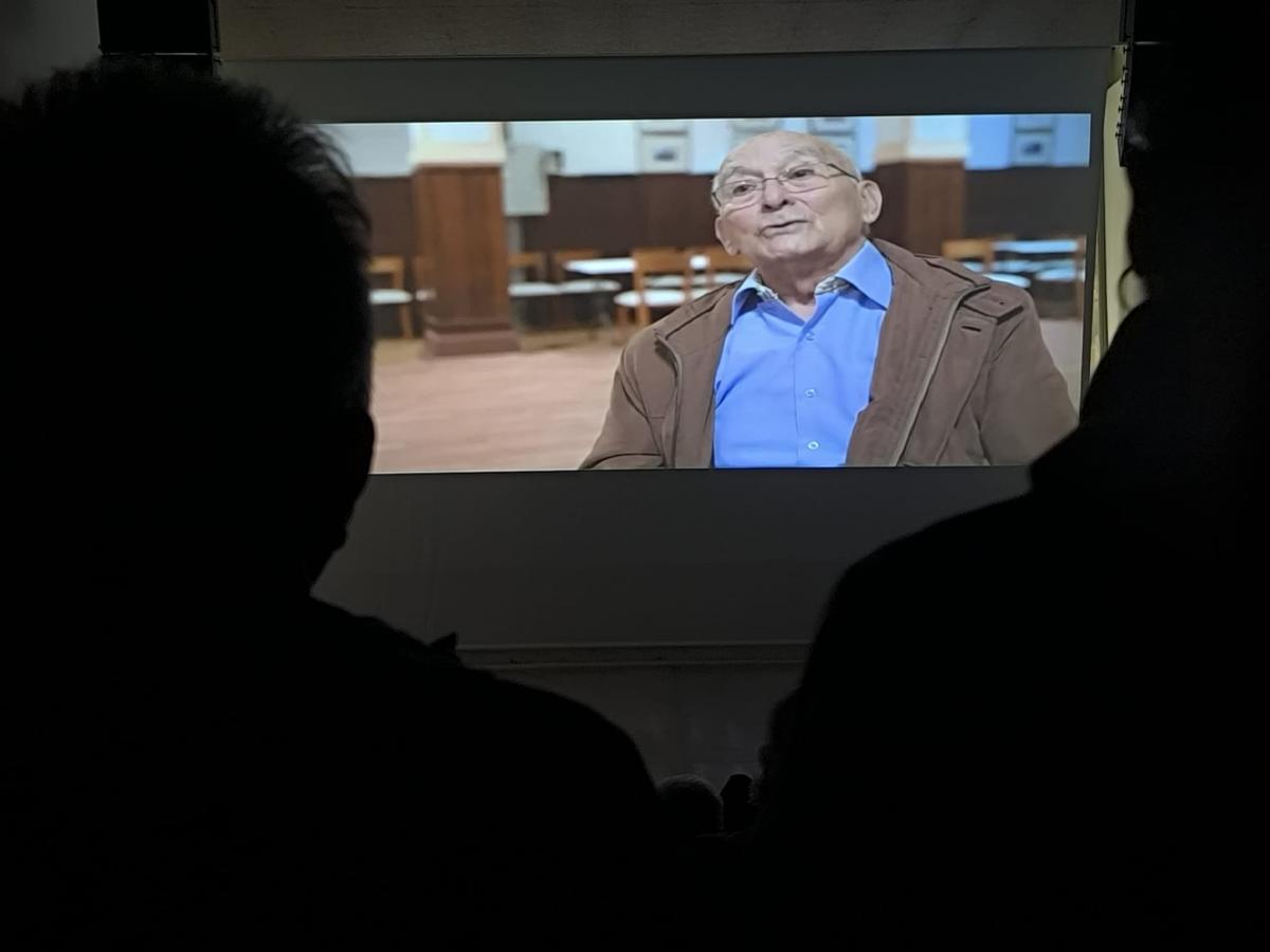 Acto de homenaje a ngel Olmos.