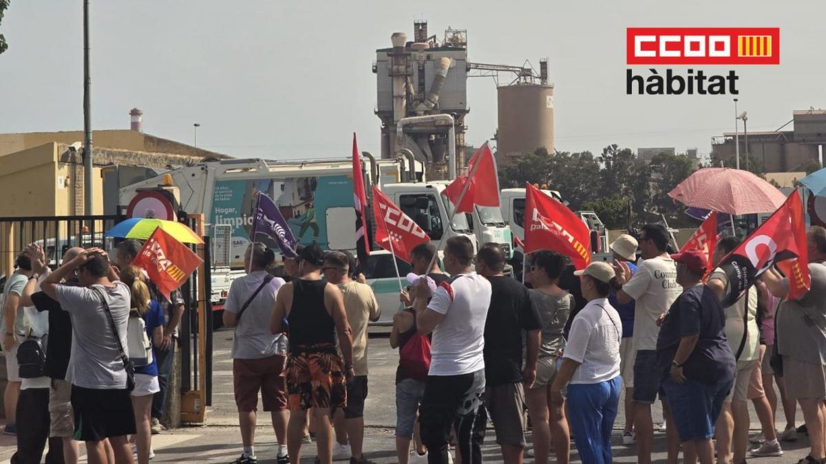 Vaga del servei de neteja viària i recollida de residus de la SAG de Sagunt.