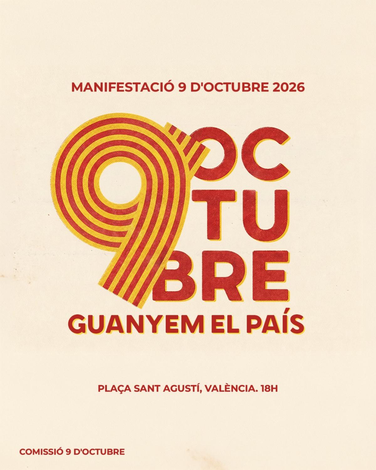 Cartell 9 d'Octubre 2026