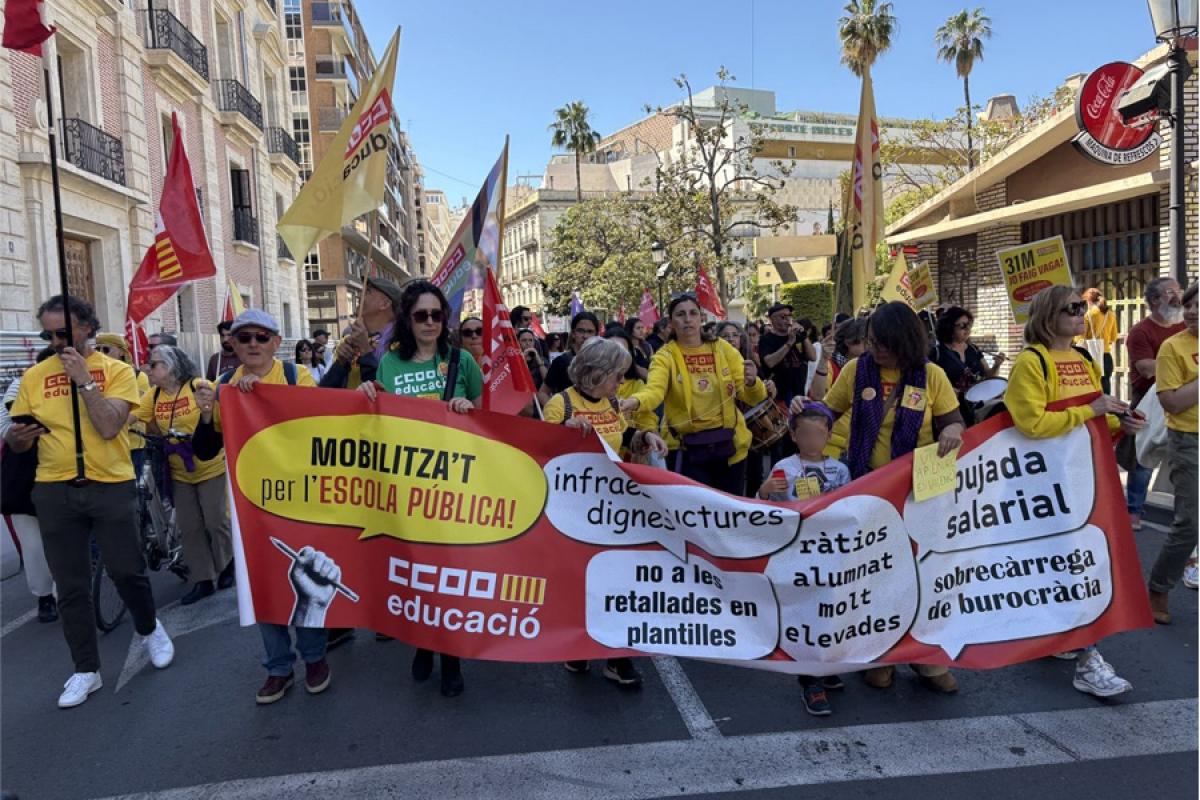 Manifestació 31 de març a València