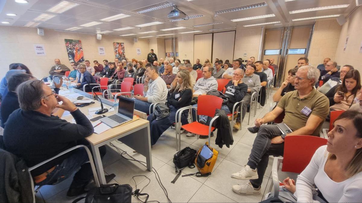 Asamblea de representantes de CCOO en Alcoy